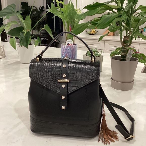 House of Harlow 1960 Handbags - House of Harlow 1960 Purse Backpack Italian Leather Crystal Stud NEW w/Dustbag.